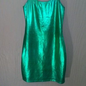 Route 3 Metallic Dress